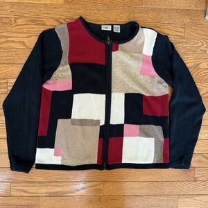 Colorful Geometric Women's Cardigan